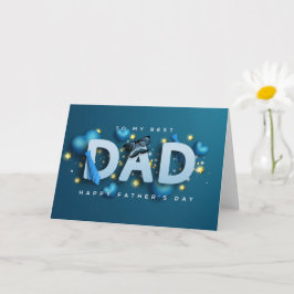 Grattis på fars dag-kort kort