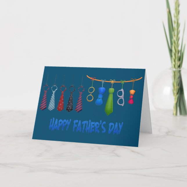 Grattis på fars dag-kort kort (Framsida)
