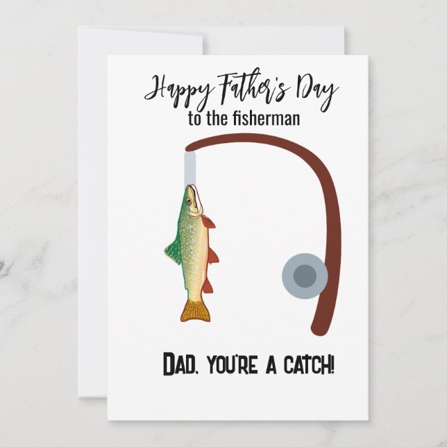 Grattis på fars dag Pappa, du är en pärla Kort (Framsida)