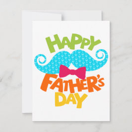 "Grattis på fars dag, pappa: En firande av kärlek" Julkort