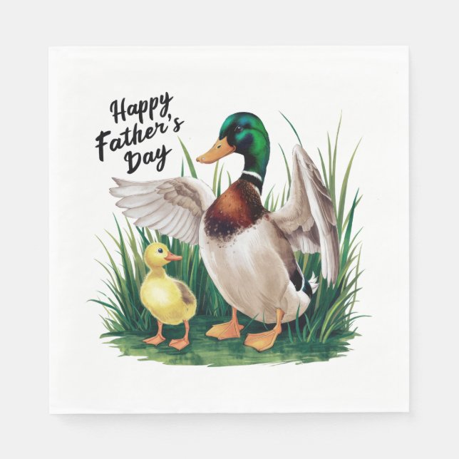 Grattis på fars dag pappersservett (Framsidan)