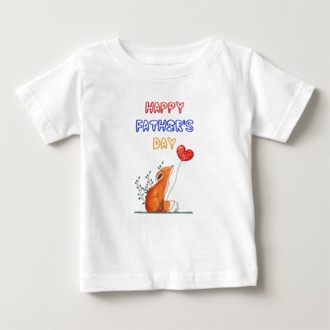 Grattis på fars dag Rävar Pappa Pappaspresent Rävp T Shirt (Framsida)