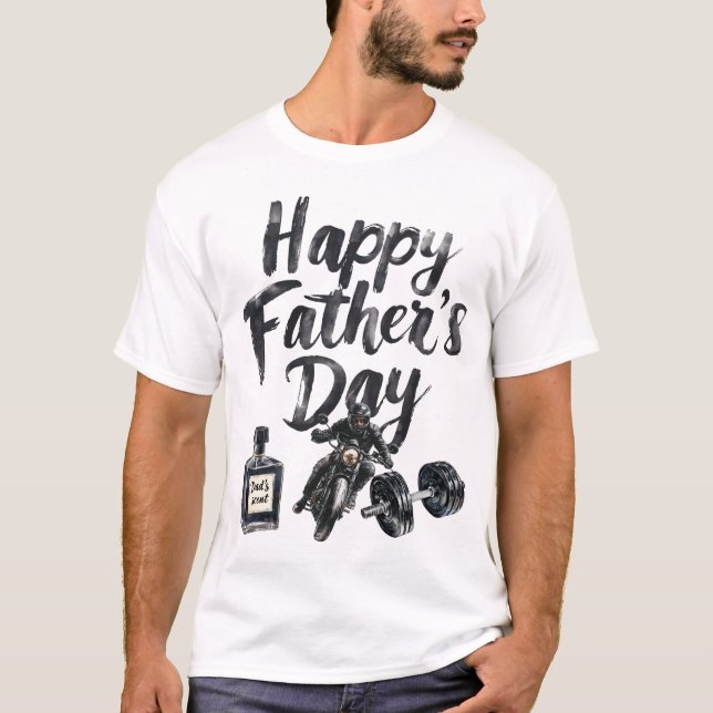 Grattis på fars dag t shirt (Framsida)