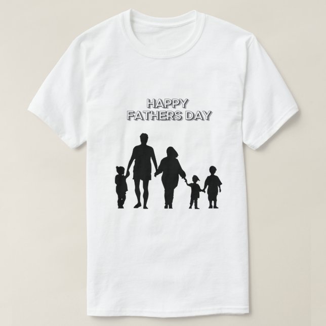 grattis på fars dag t shirt (Design framsida)