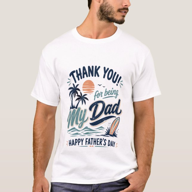 grattis på fars dag t shirt (Framsida)