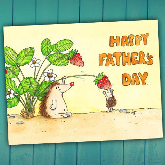 Grattis på fars dag vykort
