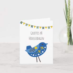 Grattis på födelse dag Sveriges födelsedag Kort