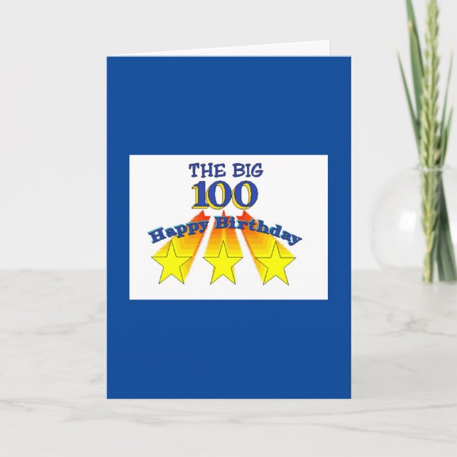 Grattis på födelsedagen 100 Christian Card Kort (Framsida)