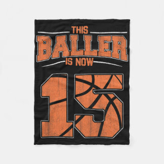 Grattis på födelsedagen 15 år gamla bysketbyllebox fleecefilt