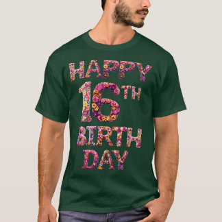Grattis på födelsedagen 16:e t shirt