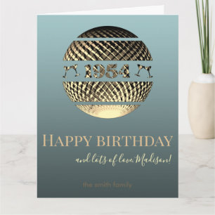 Grattis på födelsedagen 1954 guld 70:e dagen kort