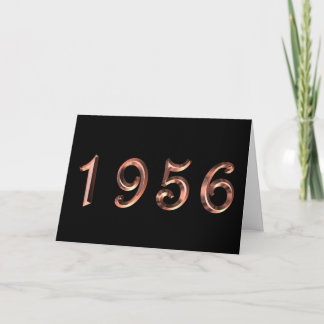 Grattis på födelsedagen 1956 Födelseår 50:s femtio Kort