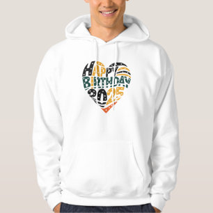 grattis på födelsedagen 2025 hoodie