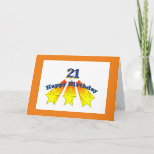 Grattis på födelsedagen 21 Christian Card Kort