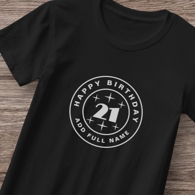 Grattis på födelsedagen 21 Years Young T-Shirt (Skapare uppladdad)