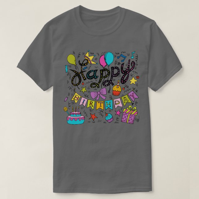 GRATTIS PÅ FÖDELSEDAGEN 2 T SHIRT (Design framsida)