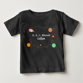 Grattis på födelsedagen 3...2...1...Blastoff T-Shi T Shirt