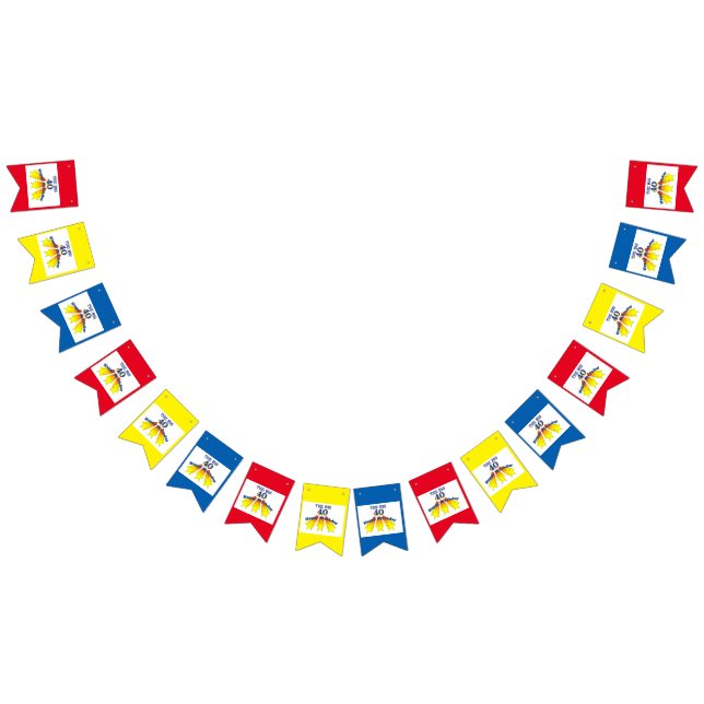 Grattis på födelsedagen 40:e födelsedagen vimplar (Alla)