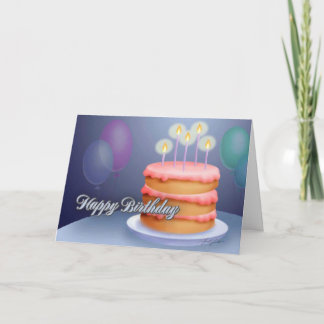 Grattis på födelsedagen #4-kort kort