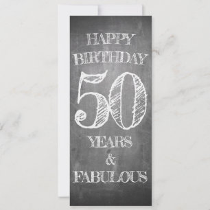 Grattis på födelsedagen - 50 år & Fabulous