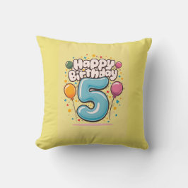 GRATTIS PÅ FÖDELSEDAGEN 5 KUDDE