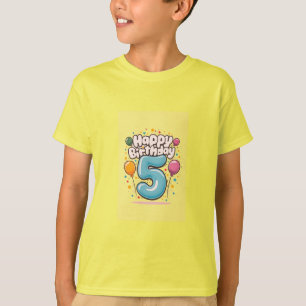 GRATTIS PÅ FÖDELSEDAGEN 5 T SHIRT