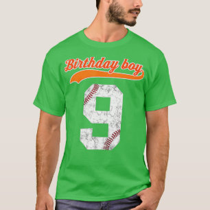 Grattis på födelsedagen 9:e året gamla baskiska gå t shirt