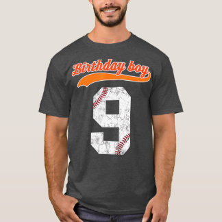 Grattis på födelsedagen 9:e året gamla baskiska gå t shirt