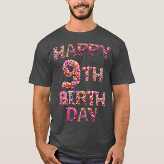 GRATTIS PÅ FÖDELSEDAGEN 9 T SHIRT