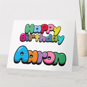 Grattis på födelsedagen Aaron Kort