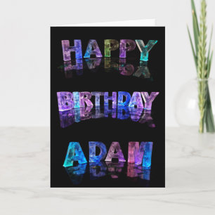 Grattis på födelsedagen Adam Card Kort