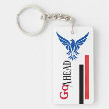 Grattis på födelsedagen akrylisk nyckelkedja