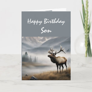 Grattis på födelsedagen Älgson som är Enastående Kort