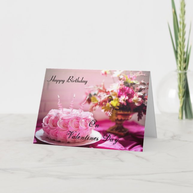 Grattis på födelsedagen, Alla hjärtans dag Kort (Framsida)