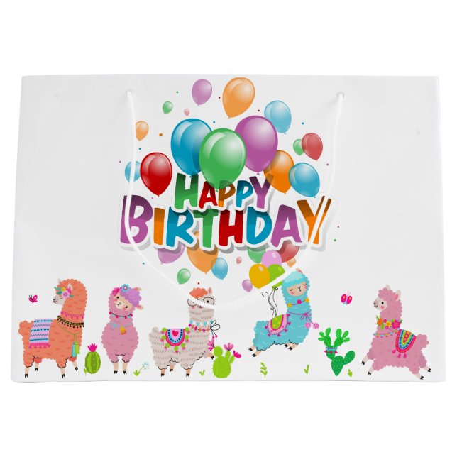 Grattis på födelsedagen Alpackor  (Framsidan)