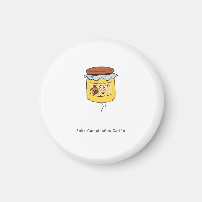Grattis på födelsedagen älskling, grattis på födel magnet (Framsidan)
