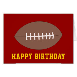 Grattis på födelsedagen American Football/Rugby Hälsningskort