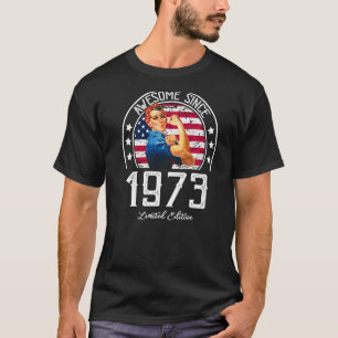 Grattis på födelsedagen American Woman 50:e året C T Shirt