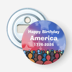 Grattis på födelsedagen Amerika 1776 till 2026 Flasköppnare
