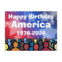 Grattis på födelsedagen Amerika 1776 till 2026