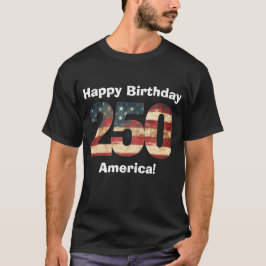 Grattis på födelsedagen Amerika 250 T Shirt