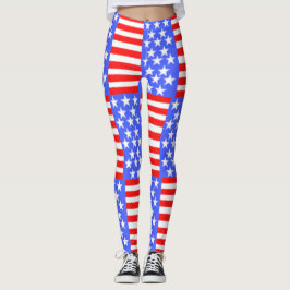 Grattis på födelsedagen Amerika,Independence day Leggings