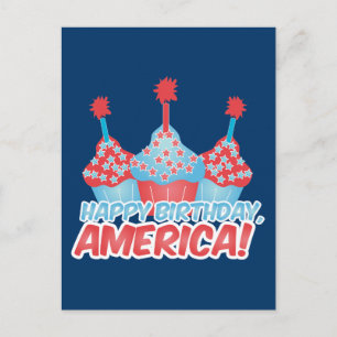 Grattis på födelsedagen, Amerika Vykort