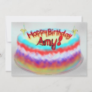 Grattis på födelsedagen Amy! Kort