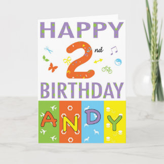 Grattis på födelsedagen Andy Kort