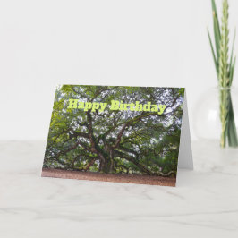 Grattis på födelsedagen Angel Oak South Carolina Kort