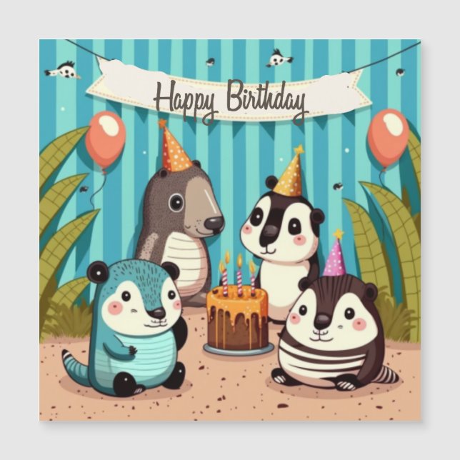 Grattis på födelsedagen anpassningsbar (Framsida)