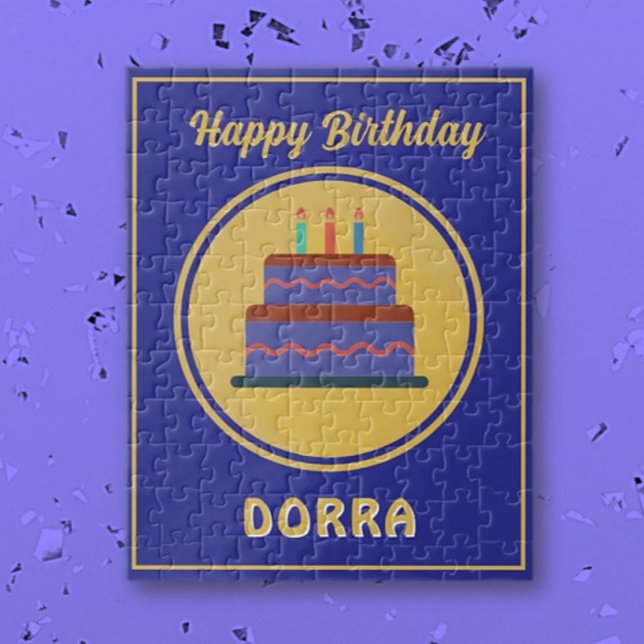 Grattis på födelsedagen anpassningsbar pussel (Skapare uppladdad)