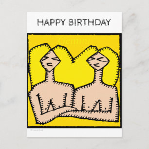 Grattis på födelsedagen Anpassningsbar Zodiac Sign Vykort