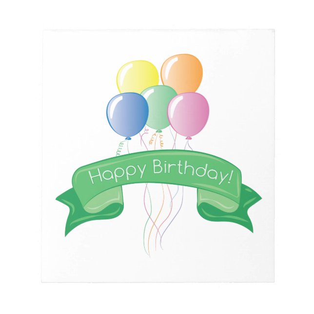 Grattis på födelsedagen anteckningsblock (Framsida)